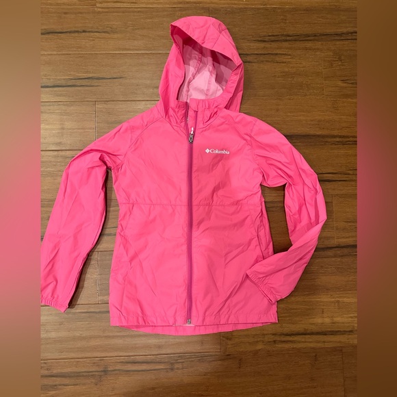 Columbia Other - Columbia Girls Rain Jacket Vibrant Pink   Size 10/12